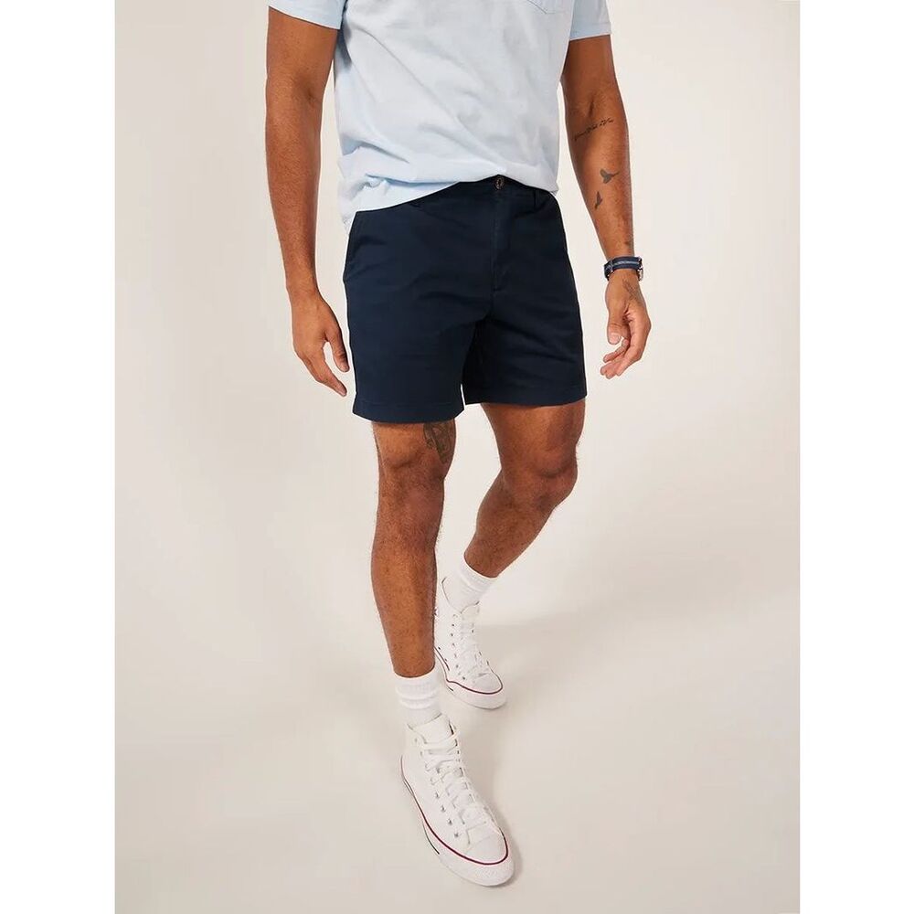 Chubbies The Armadas Stretch 7" Stretch Twill Chino Shorts Navy Medium - Picture 3 of 8